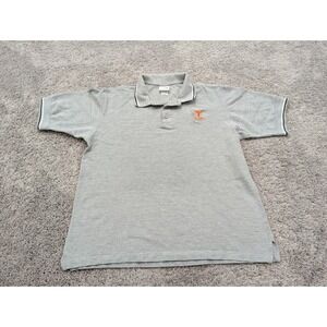 Texas Longhorns Polo‎ Shirt Mens Extra Large NCAA Short Sleeve Gray CSA